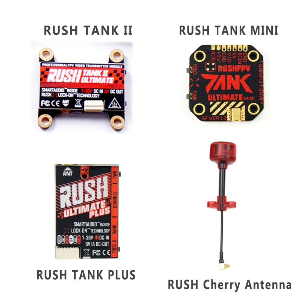 Fpv Drone Receiver - RUSH TANK Ultimate II/Mini/PLUS/Solo VTX 5.8GHz