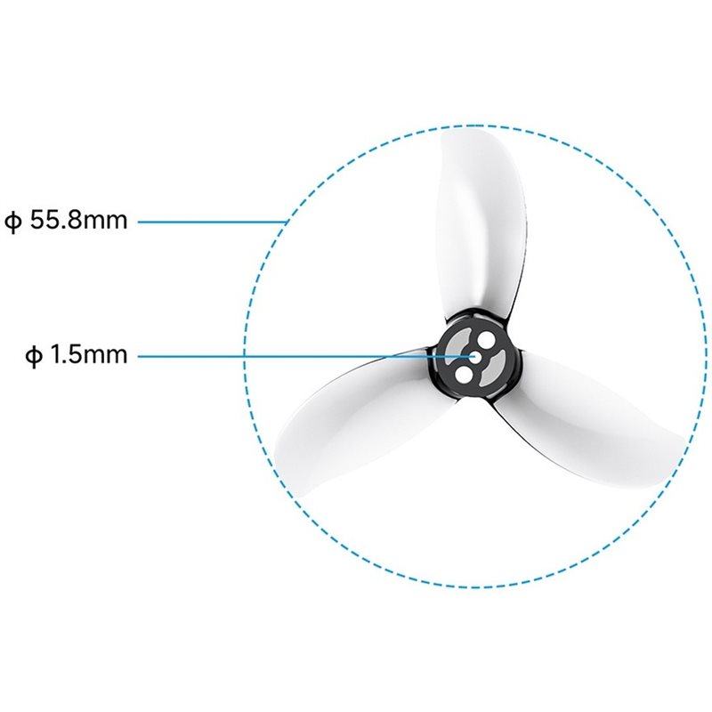 4PCS 1.5Inch Gemfan D2.2 3-Bla - Fpv Drone Propeller recension och pris