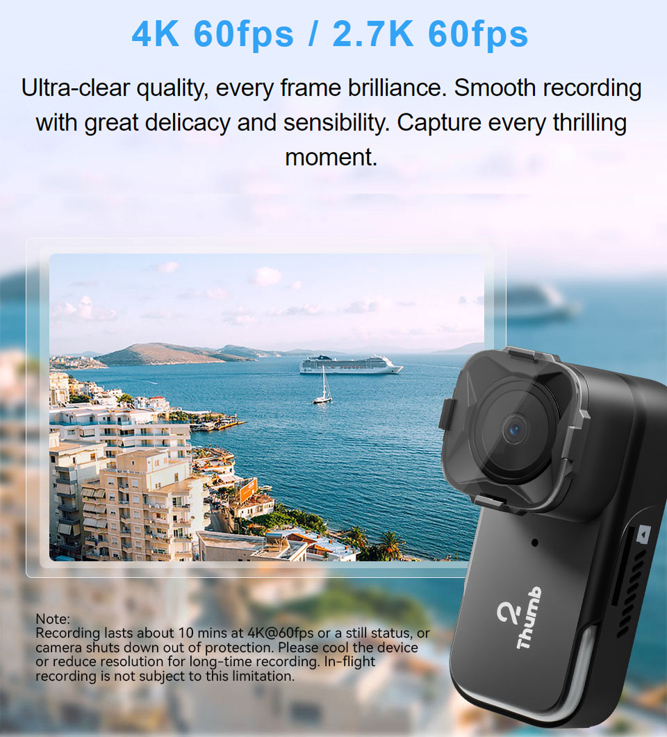 New Version RunCam Thumb 2 4K  - Fpv Drone Camera recension och pris