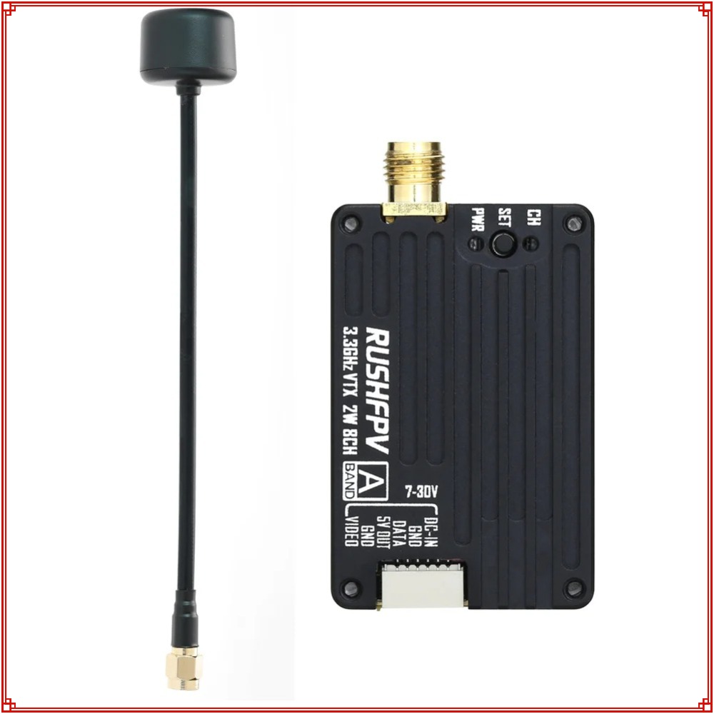2026 New RUSHFPV 3.3G 2W VTX T - Fpv Drone Receiver recension och pris