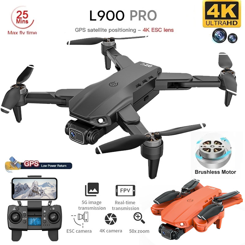 L900 Pro GPS Drone 4K Professi - Fpv Drone Camera recension och pris
