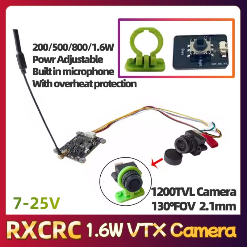 RXCRC 5.8G Module 48CH 1.6W VT - Fpv Drone Camera recension och pris