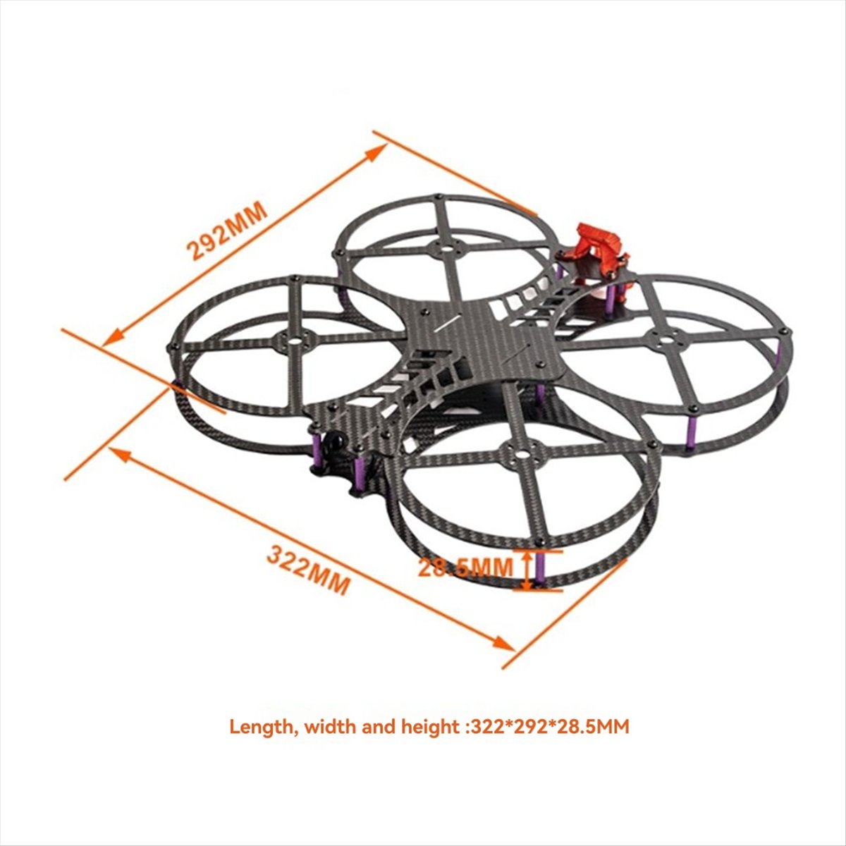 WOW! 5Inch FPV Drone Frame 223 - Fpv Drone Tool Kit recension och pris